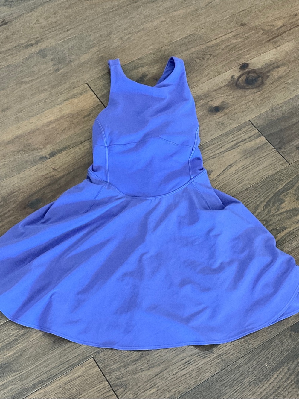 Lady Purple Fit-and-Flare Dress